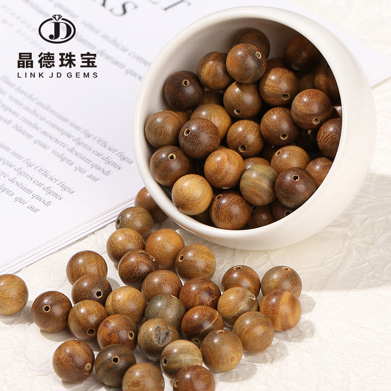 Argentine green sandalwood round beads loose beads