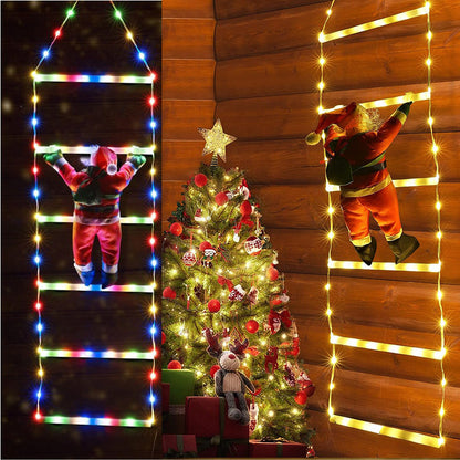 Santa Claus Ladder Light