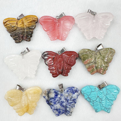 40*30 butterfly crystal pendant