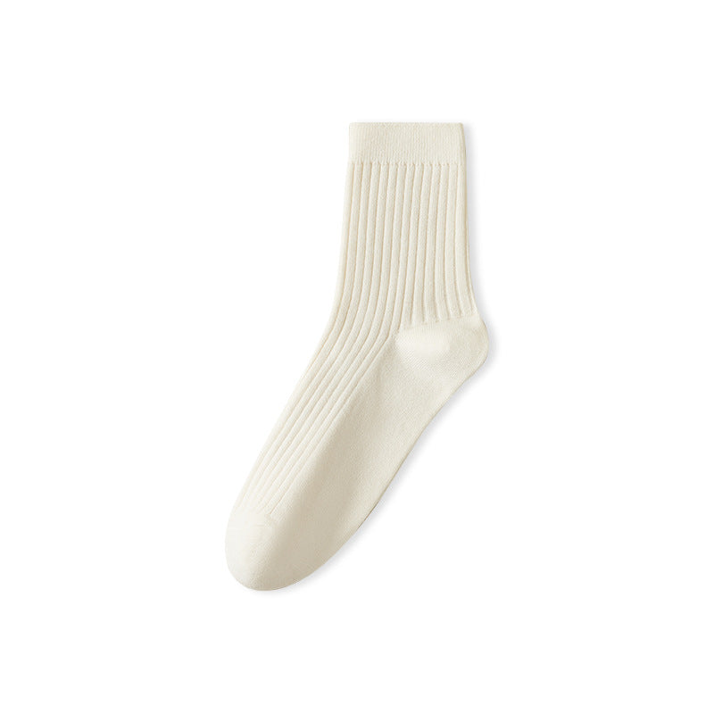 Autumn-Winter Cotton Breathable Double Needle Men's Socks