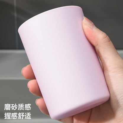 Round Couple's Mouthwash Cup, Toothbrushing Cup