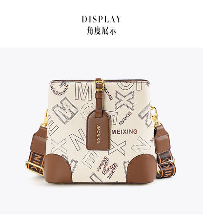 Vintage fashion handbag printed bag