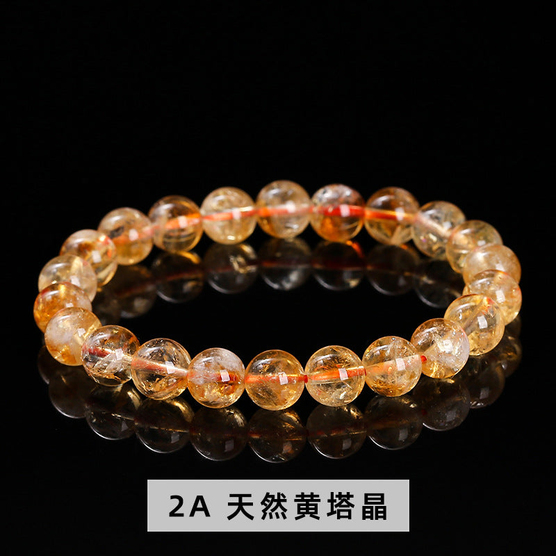 Natural citrine citrine bracelet