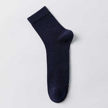 Men's Anti-Odor Antibacterial Sweat-Absorbing Mid-Calf Business Sports