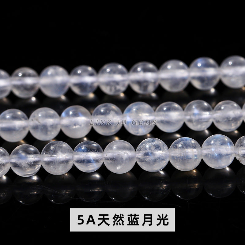 4Mm natural stone crystal agate small beads round beads