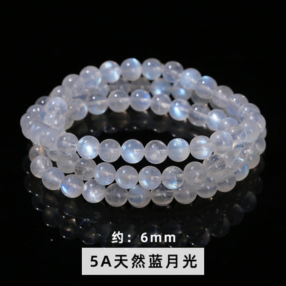 Natural crystal multi-circle bracelet