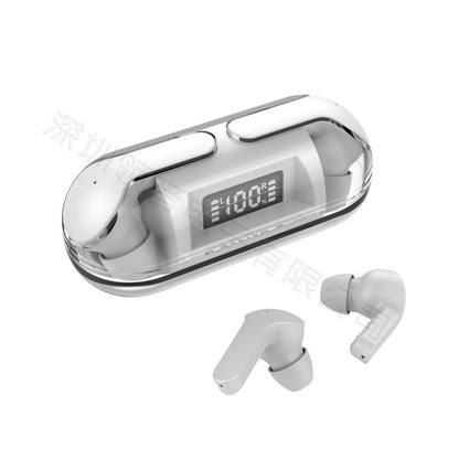 Transparent TWS Earbuds Long Battery Life Low Latency