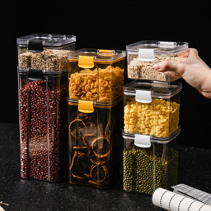 Food Grade Transparent Plastic Sealing Jar Storage Jar