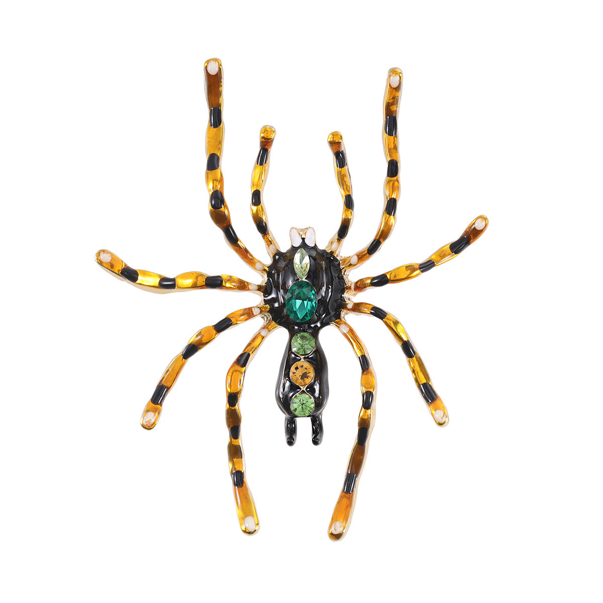 Halloween Enamel Spider Brooch