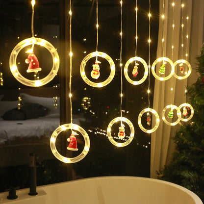 Christmas decoration store LED string lights star lights