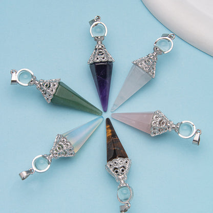 Crystal Cone Pendulum Pendant