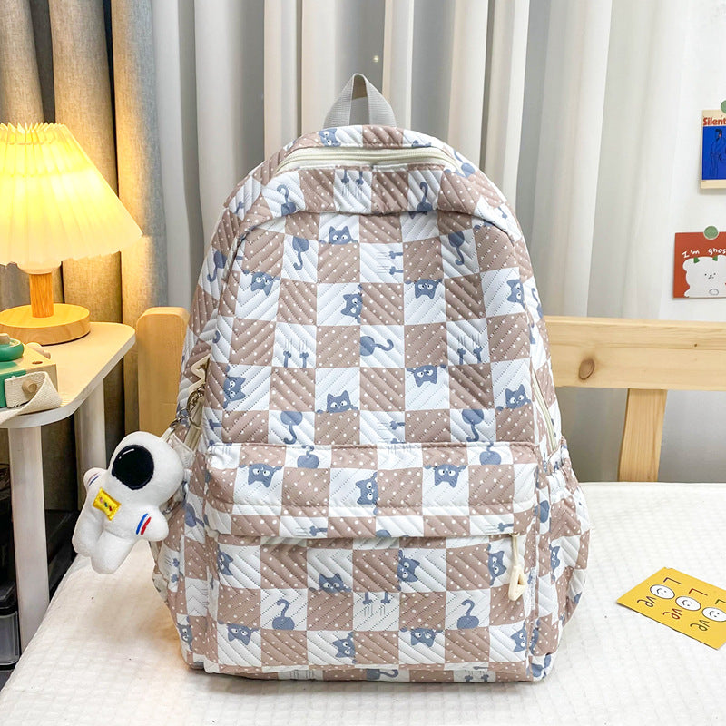 Large capacity school bag backpack