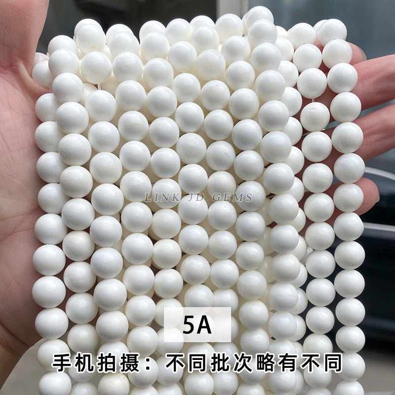 White shell beads loose beads