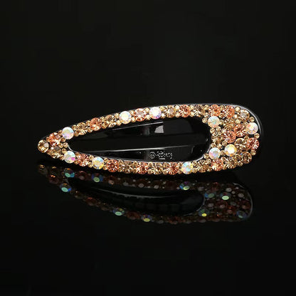 Rhinestone Three-Tooth Duckbill Clip Elegant Hair Clip