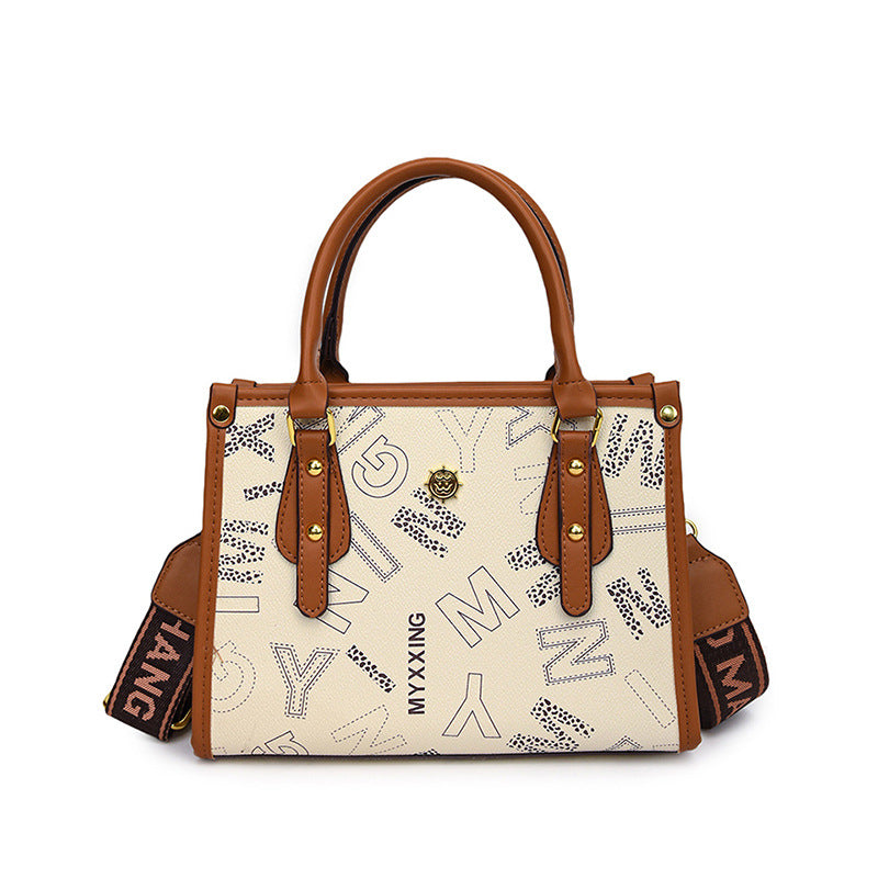 Retro high-end light luxury tote bag