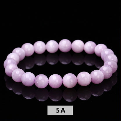 5A Natural Purple Lithium Bracelet