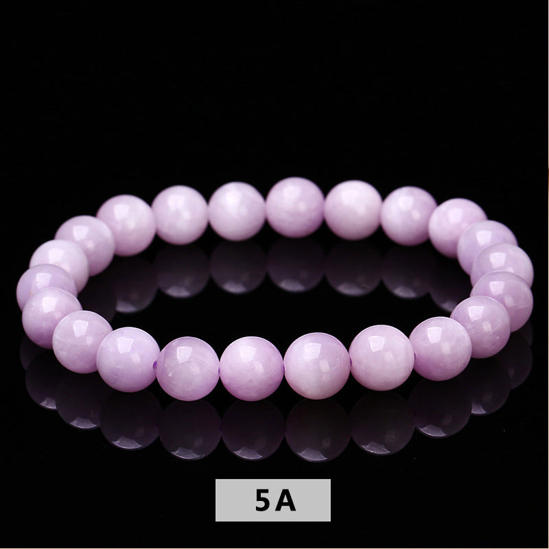 Grade A Natural Purple Lithium Bracelet Lavender Purple