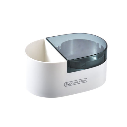 Multi-Functional Desktop Wall-Mounted Metal Ashtray with Lid