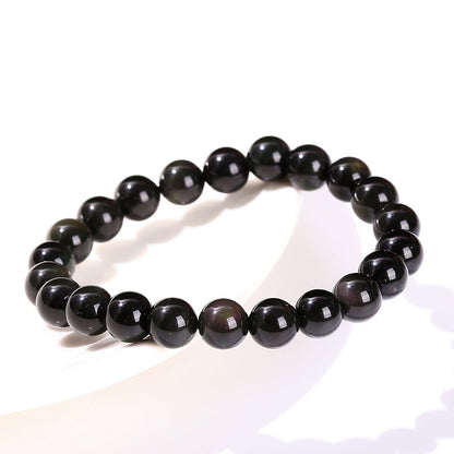 Pulsera de obsidiana natural 