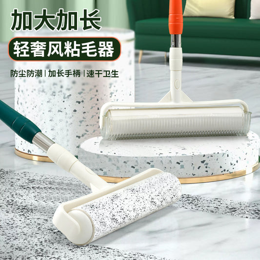 Extended Lint Roller Long Handle Brush