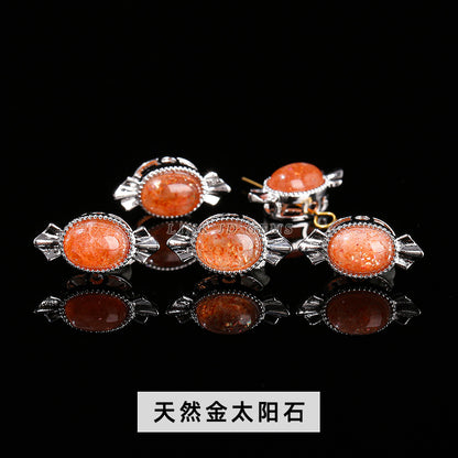 Natural stone crystal candy magic box accessories