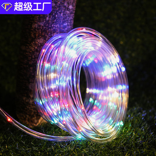 LED Solar Tube Light Outdoor Rainproof Decorative Copper Wire Light