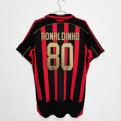 06-07 AC Milan Retro Final Home Away Long Short Sleeve