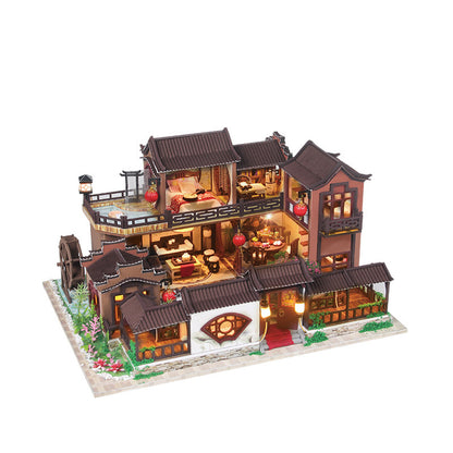 Chinese Courtyard DIY Miniature House Toy