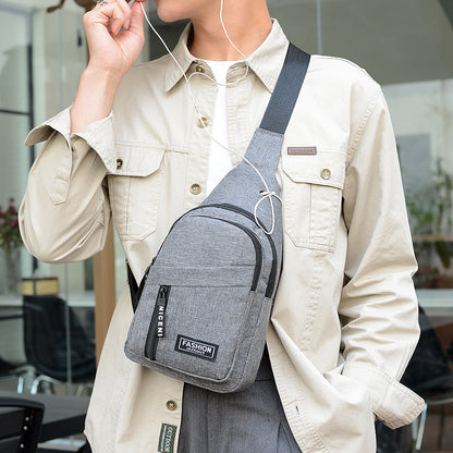 Casual Versatile Men's Breast Bag