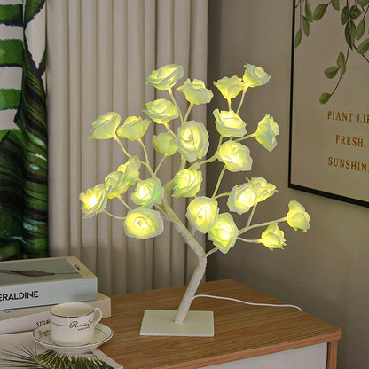 USB switch LED simulation rose tree lamp decoration night light