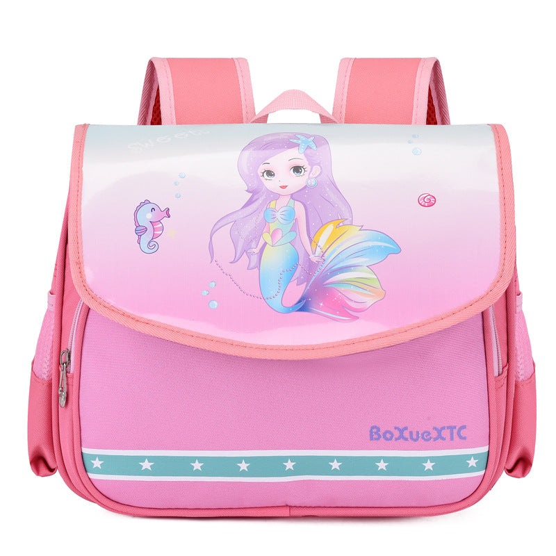 Cartoon cute boy and girl baby backpack