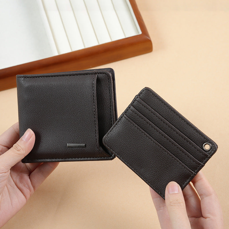 Short wallet new men's