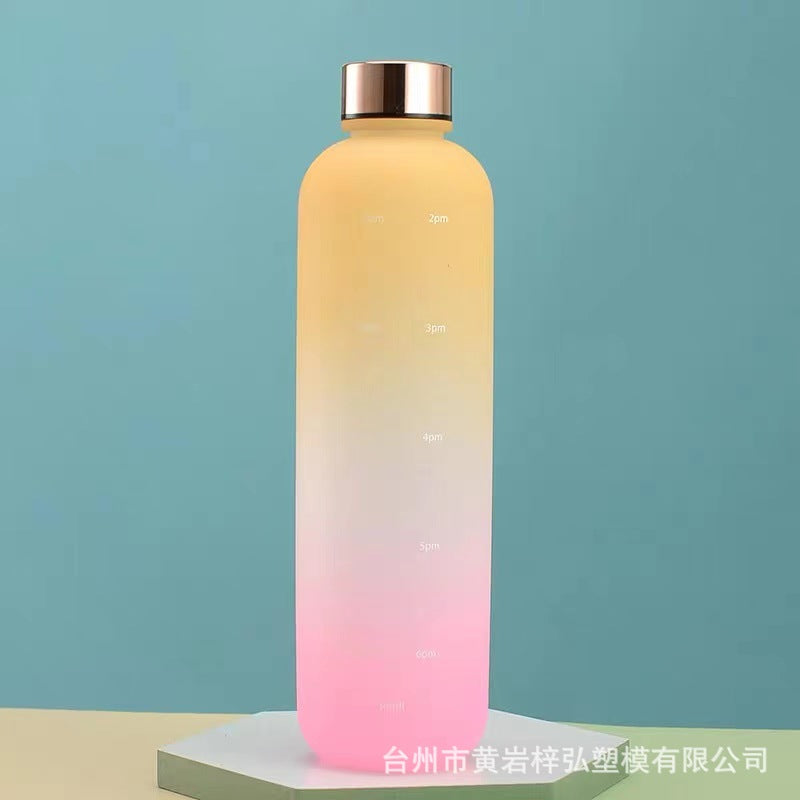 1000Ml high temperature resistant gradual change colorful plastic cup