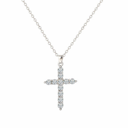 Cross necklace full of diamond pendant necklace