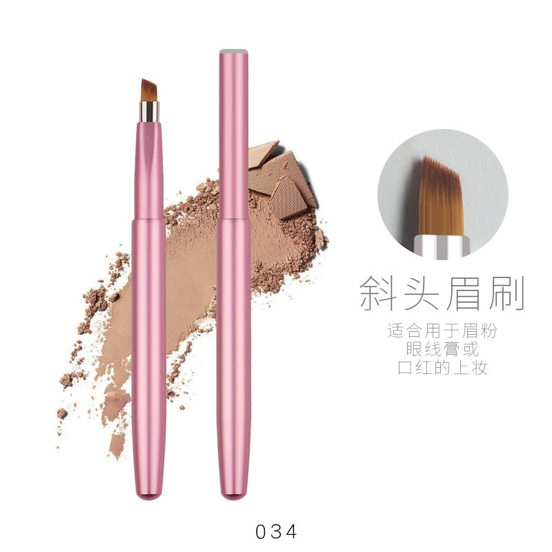 Colorful Retractable Dual-Head Lip Brush