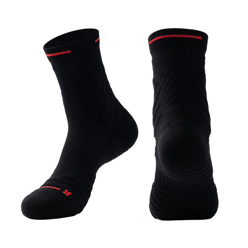 Mid-Calf Basketball Socks Thick Terry