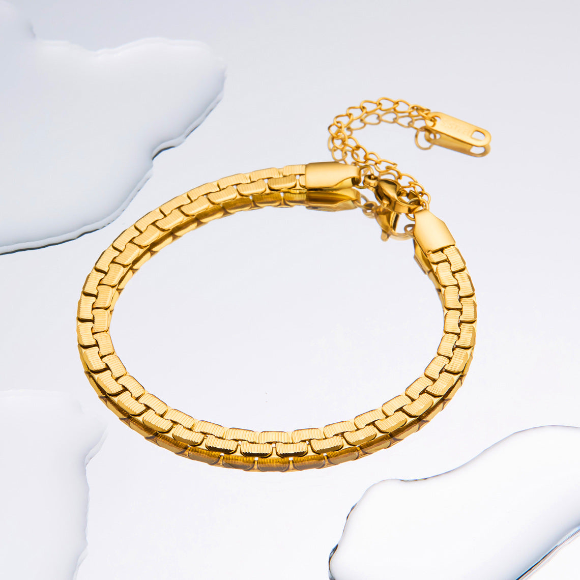 Bracelet Gold Thick Chain