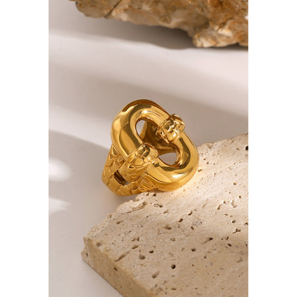 O-shaped geometric tortoise ring