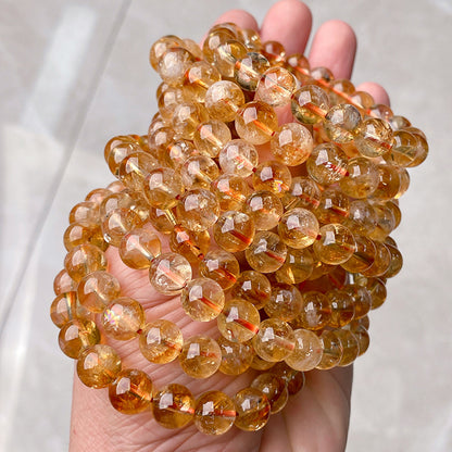 Natural citrine citrine bracelet