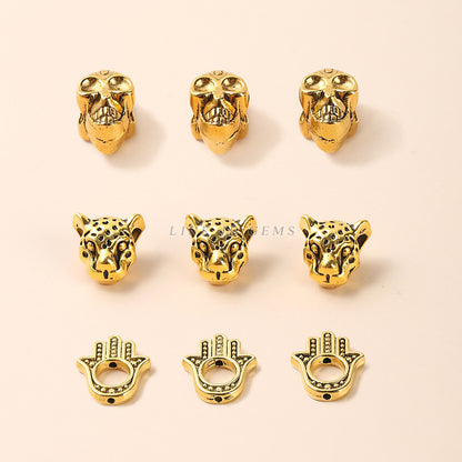 Zinc Alloy Lion Head Owl Bracelet Accessories