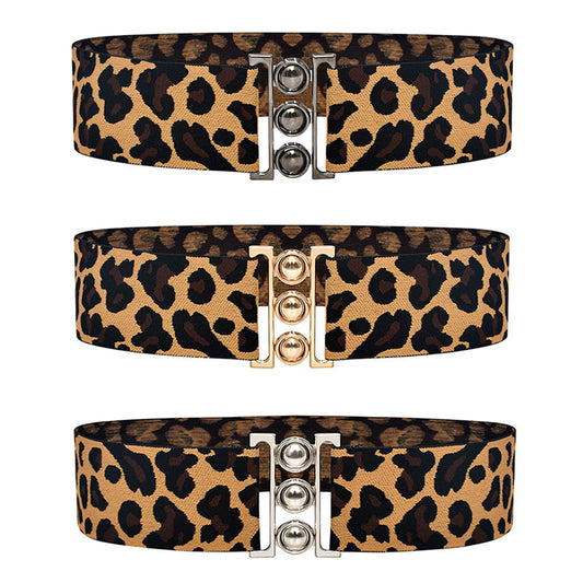 waist seal female leopard print