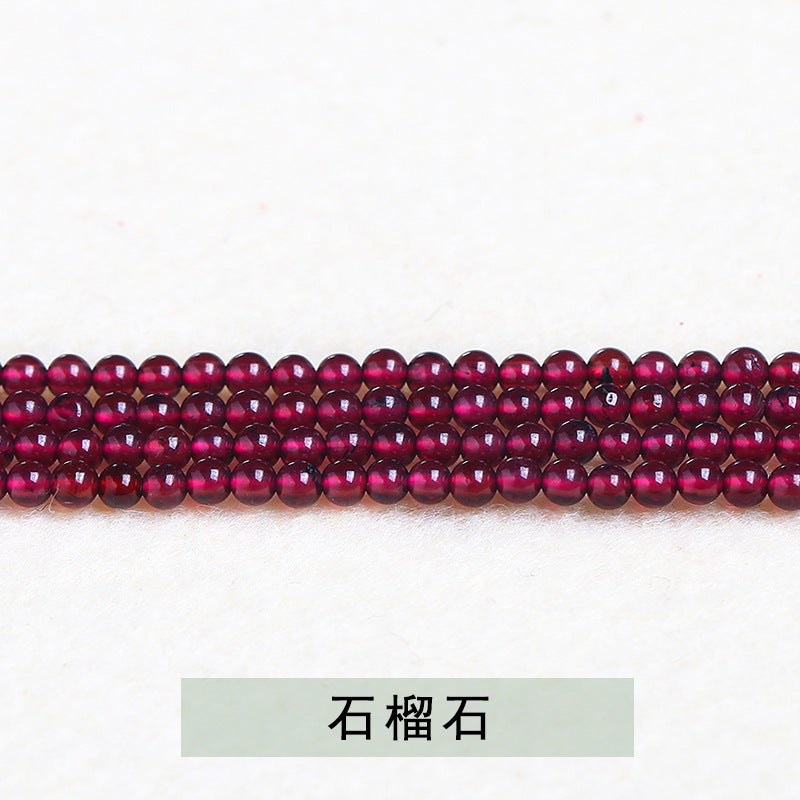 3Mm Natural Crystal Colorful Tourmaline Beads Loose Beads