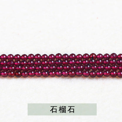 3Mm Natural Crystal Colorful Tourmaline Beads Loose Beads