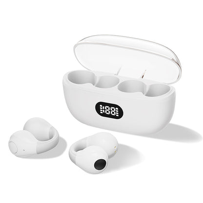 Clip-On Wireless Bluetooth Earbuds V5.3