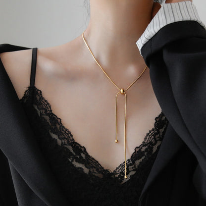 Pull the neck chain New trendy necklace