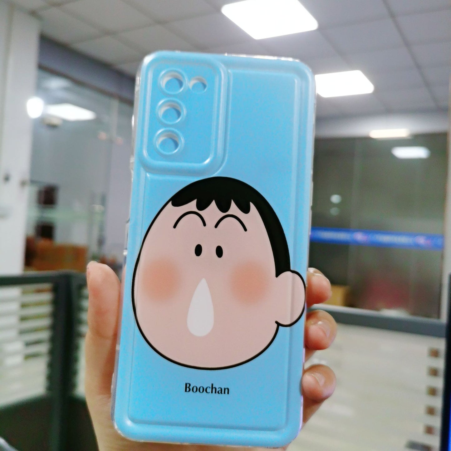 Samsung S24U/S20P Frame Airbag Cartoon Soft Rotating Case