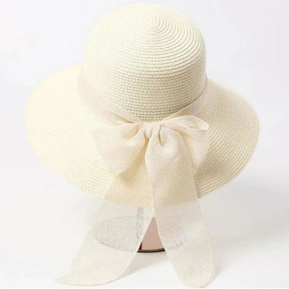 Sun Hat Women UV Face Protection Travel Versatile Beach Wide Brim Straw Fisherman