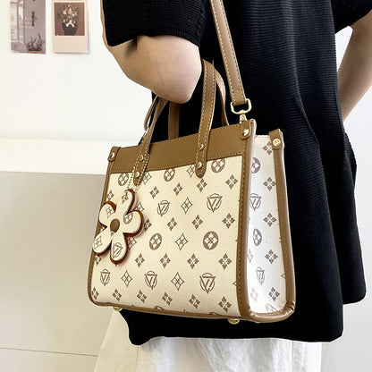 Vintage letter print fashion women's bag