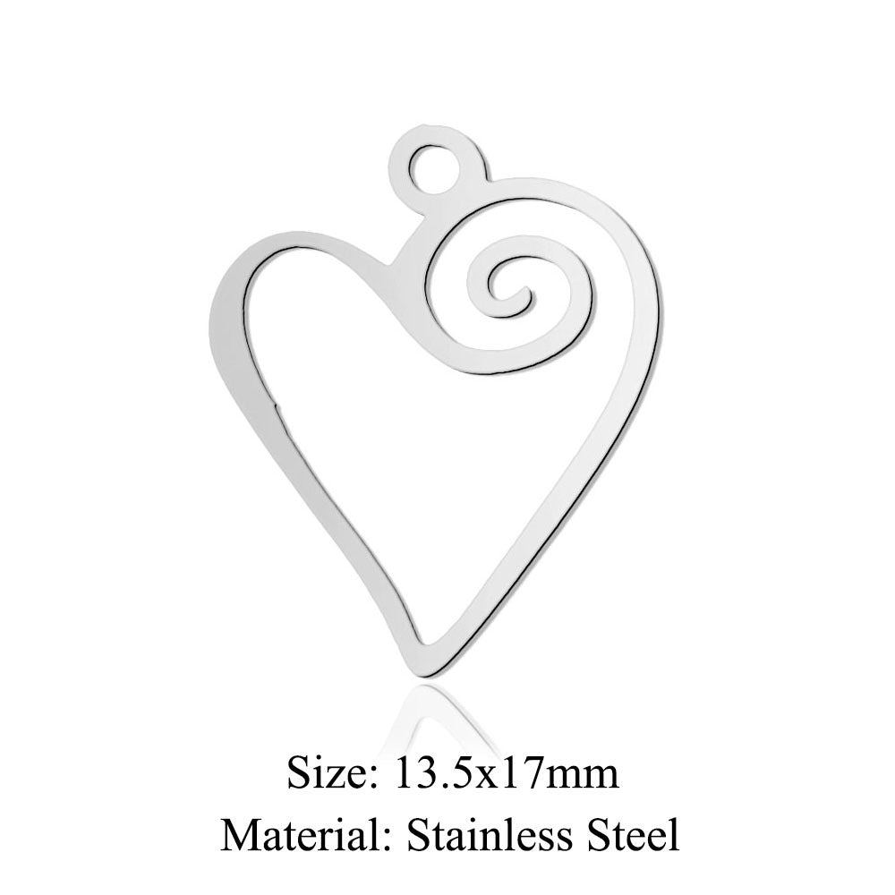 5 pcs/titanium-covered steel infinite symbol life tree love accessories