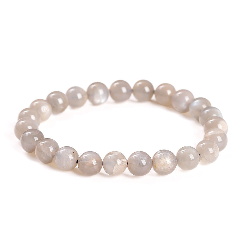 3A natural milk tea moonstone bracelet.